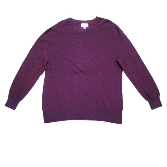 Goodfellow & Co Other - Goodfellow & Co Men's Burgundy Long Sleeve Crew Neck Cable Sweater